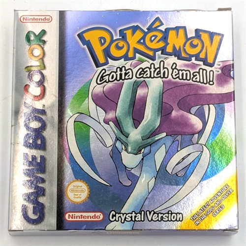 Pokemon Crystal Version - I Original Kasse - (EUR) - GameBoy Color spil (B Grade) (Genbrug)